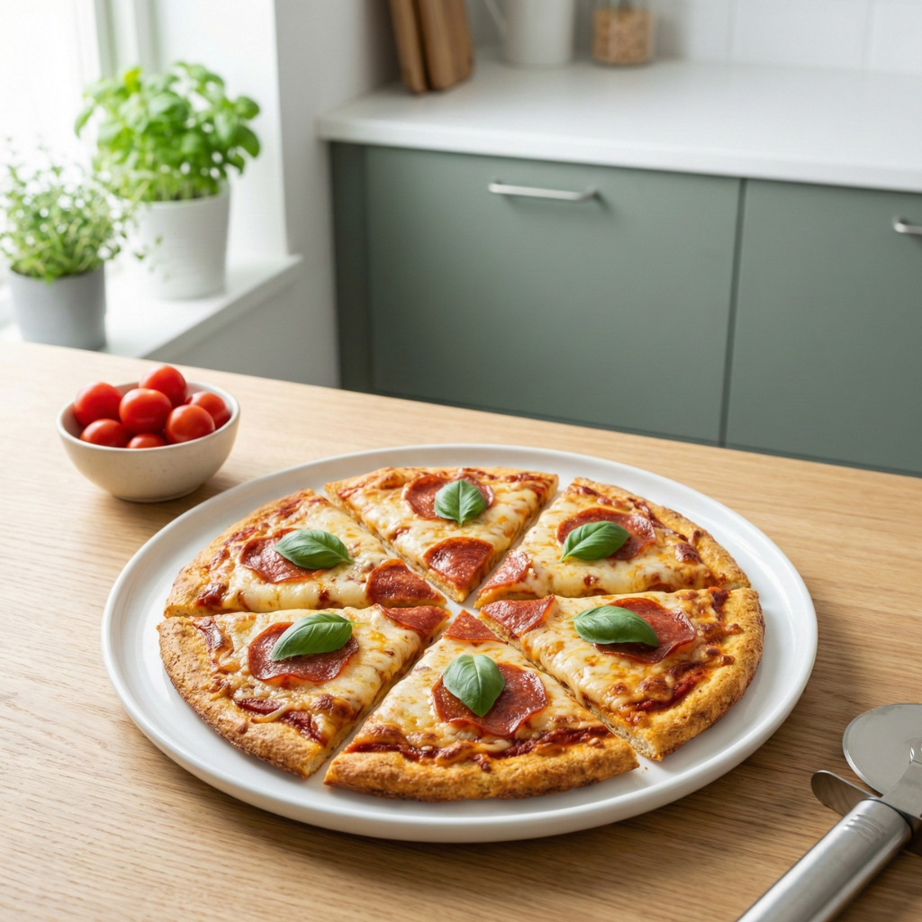 Keto Pizzaboden: Einfaches Rezept mit Mandelmehl