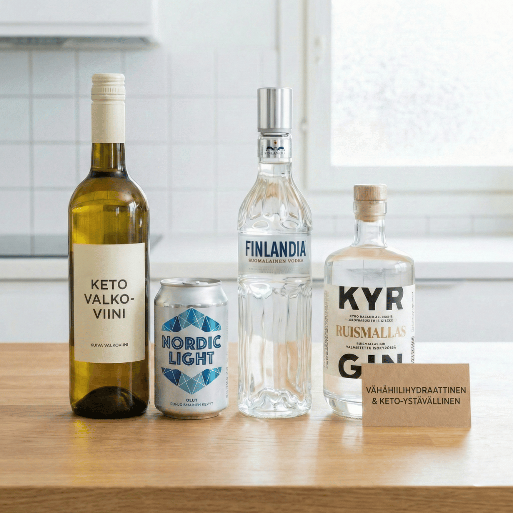 Keto-freundliche Alkoholprodukte