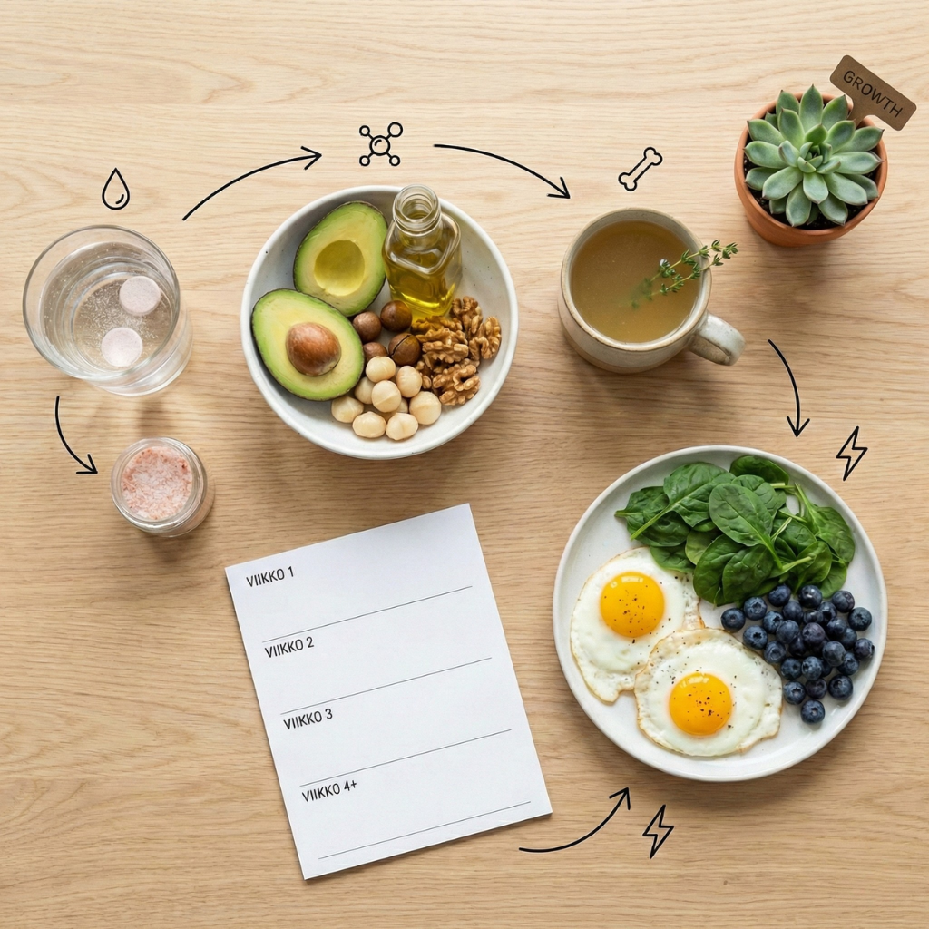 Zeitleiste der Ketose-Symptome - die ersten Wochen