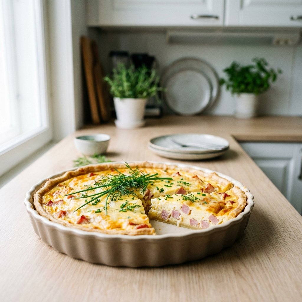 Keto Schinken-Quiche