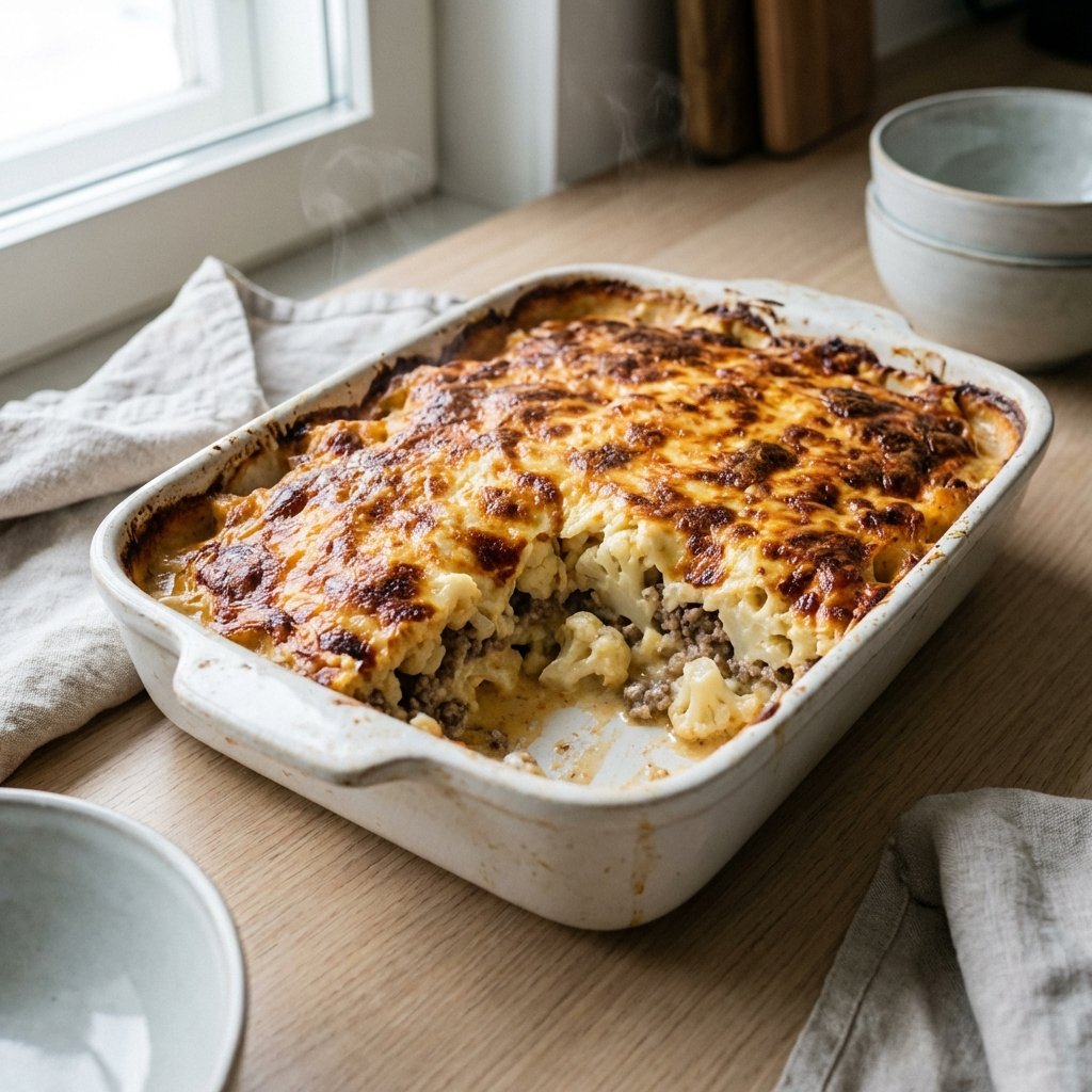 Keto Blumenkohlauflauf