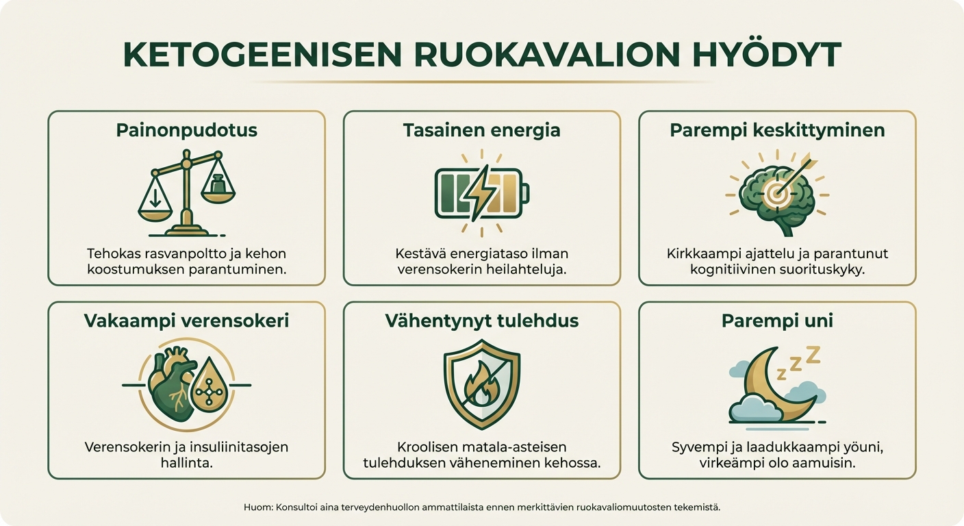 Gesundheitsvorteile der ketogenen Diät
