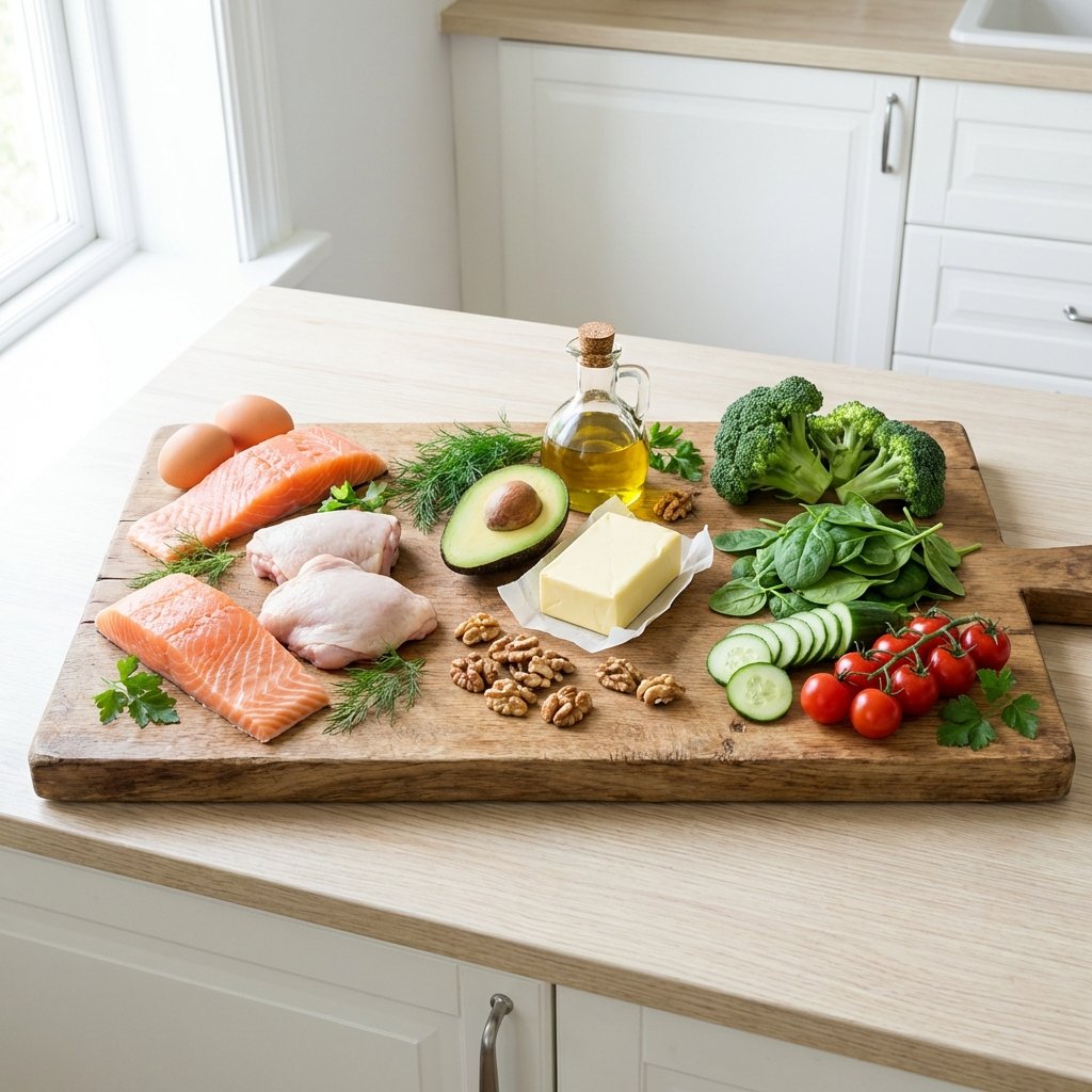 Goldbraune Keto-Zimtschnecken auf Backpapier