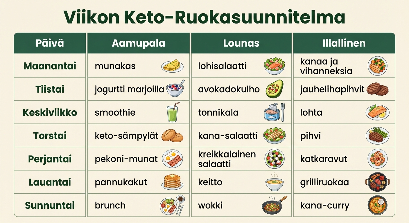 Keto Ernährung Beispiel