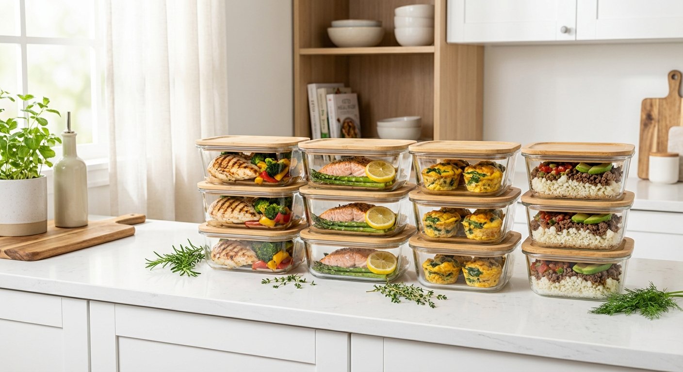 Keto-Wochenplan – Vorbereitung der Mahlzeiten