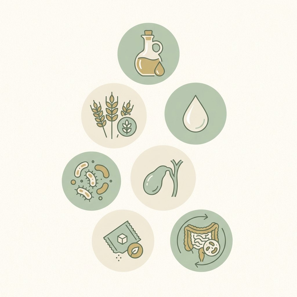 Die 7 Ursachen von Fettdurchfall bei Keto – Illustration