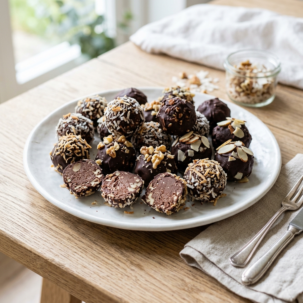 Keto Schokoladenkugeln Fettbomben