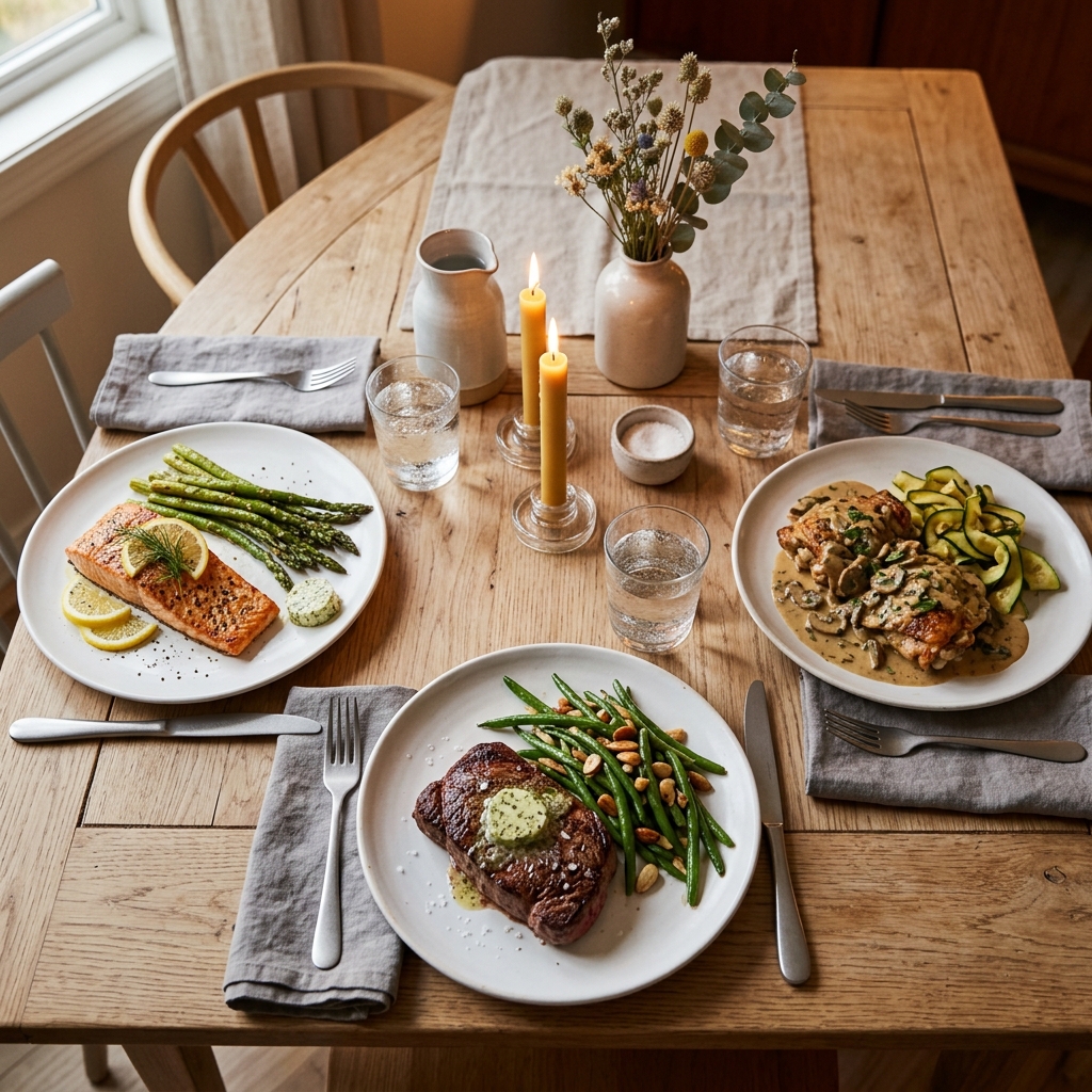 15 schnelle Keto-Abendessen